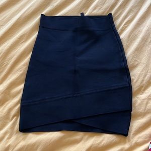 BCBGMaxazria Black Bandage Skirt